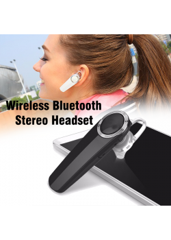 BSNL Wireless Bluetooth Stereo Headset Black, A17